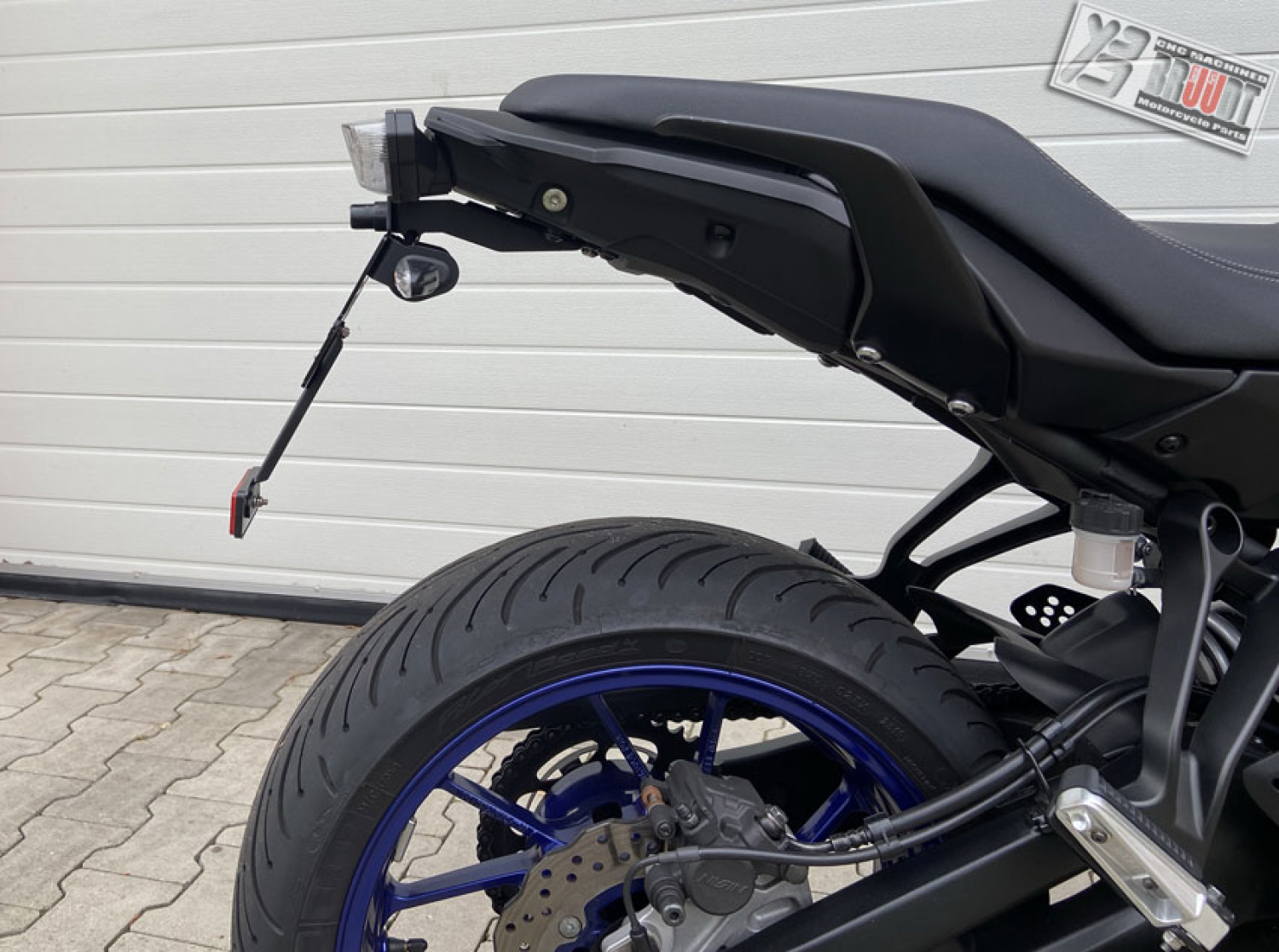 Access Design Kennzeichenhalter Hinterrad für Yamaha MT-07 Tracer in  schwarz